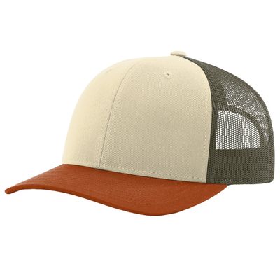 CREAM/LODEN/DARK ORANGE CREAM/LODEN/DARK ORANGE - Custom Patch