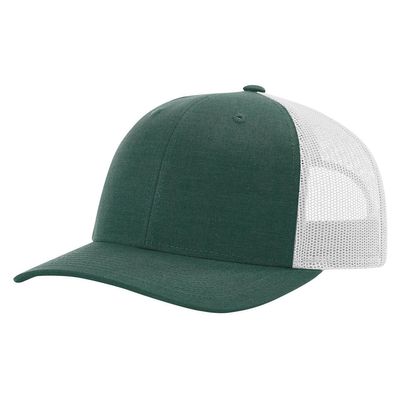 HEATHER DARK GREEN/SILVER HEATHER DARK GREEN/SILVER - Custom Patch