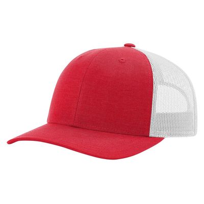 HEATHER RED/SILVER HEATHER RED/SILVER - Custom Patch