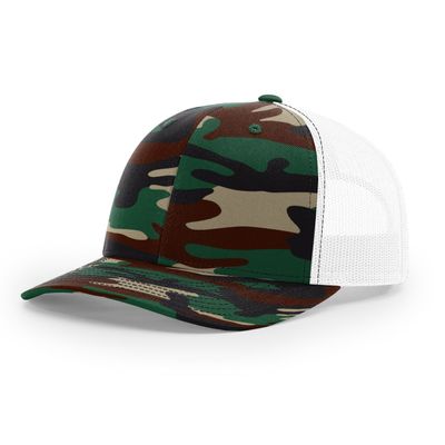 GREEN CAMO/WHITE GREEN CAMO/WHITE - Custom Patch