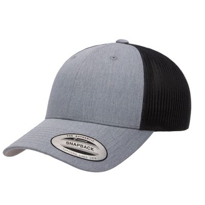 HEATHER GRAY/ BLACK HEATHER GRAY/ BLACK - Custom Patch