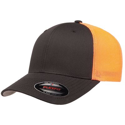 CHARCOAL/NEON ORANGE CHARCOAL/NEON ORANGE - Custom Patch