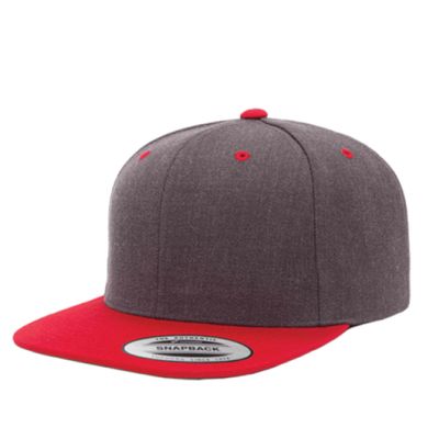 DARK HEATHER/RED DARK HEATHER/RED - Custom Patch