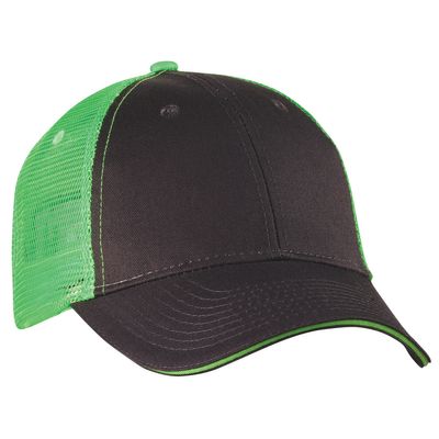 CHARCOAL/NEON GREEN CHARCOAL/NEON GREEN - Custom Patch