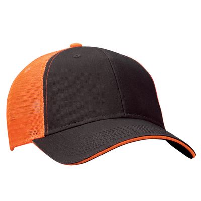 CHARCOAL/NEON ORANGE CHARCOAL/NEON ORANGE - Custom Patch