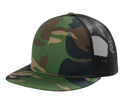 Woodland Camo/ Black Woodland Camo/ Black - Custom Patch