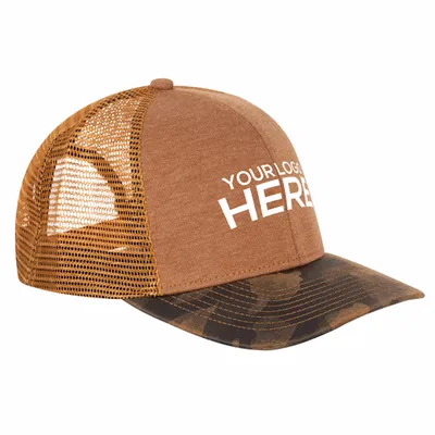 Dri Duck Pique Trucker Cap - Custom Patch