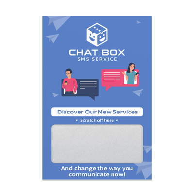 Full Color Scratch Off Postcards