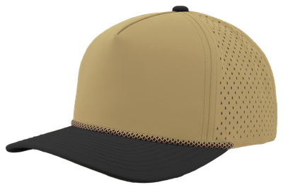 Khaki/Black Bill-Khaki Chainlink Rope Khaki/Black Bill-Khaki Chainlink Rope - Custom Patch