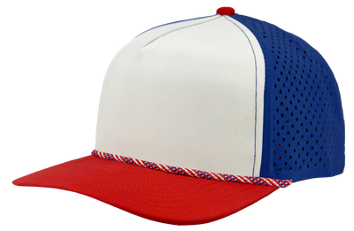 Red-White-Blue American Flag Rope Red-White-Blue American Flag Rope - Custom Patch