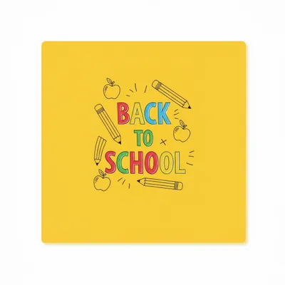 School Napkins - Custom Patch