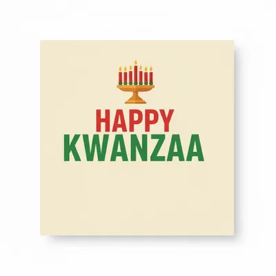 Kwanzaa Napkins - Custom Patch