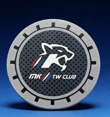 Soft Diatom Absorbent Coaster - Custom Patch