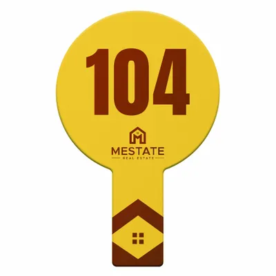 Paddle Shape Auction Paddles - Custom Patch