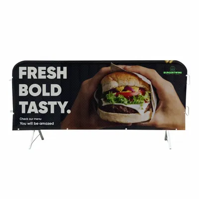 Crowd Barrier Covers - Custom Patch