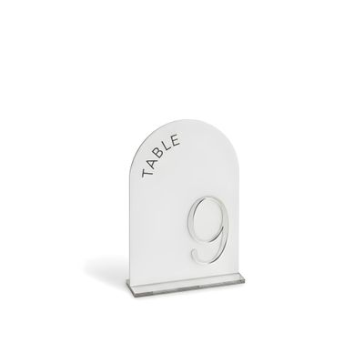 Metallic Table Numbers