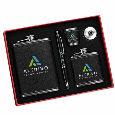 Camping Flask Sets - Custom Patch