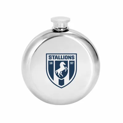 Round Hip Flasks - Custom Patch