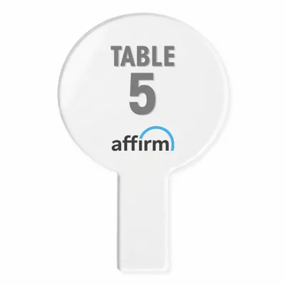 Acrylic Auction Paddles - Custom Patch