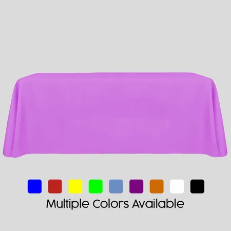 Blank Rectangle Table Throw Cover - Custom Patch
