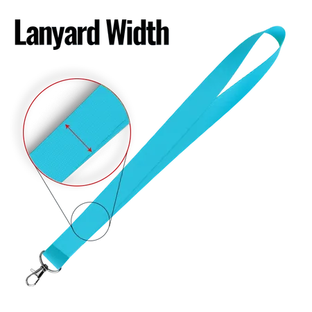 Lanyard Width Lanyard Width - Custom Patch