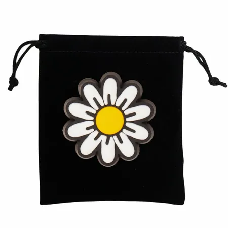 Black Velvet Bag - Custom Patch