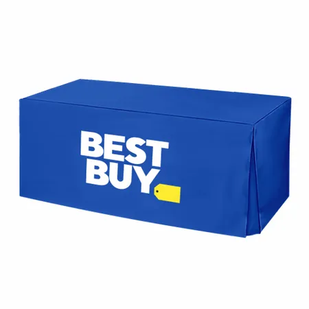 Pleated Corner Pleated Corner Table Covers - Custom Patch