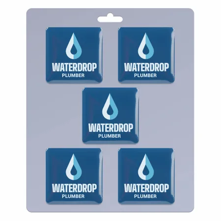 5 pack_Square Lapel Pin 1.25 inch - Custom Patch