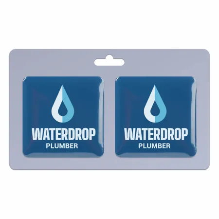 2 pack_Square Lapel Pin 1.25 inch - Custom Patch