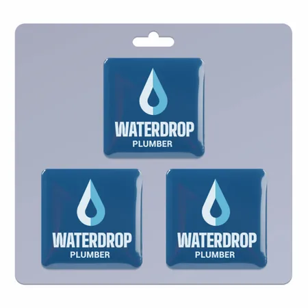 3 pack_Square Lapel Pin 1.25 inch - Custom Patch