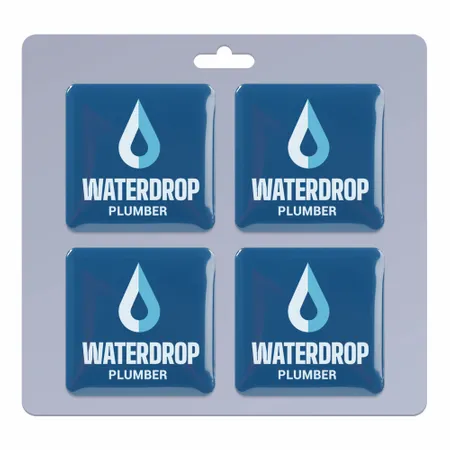 4 pack_Square Lapel Pin 1.25 inch - Custom Patch