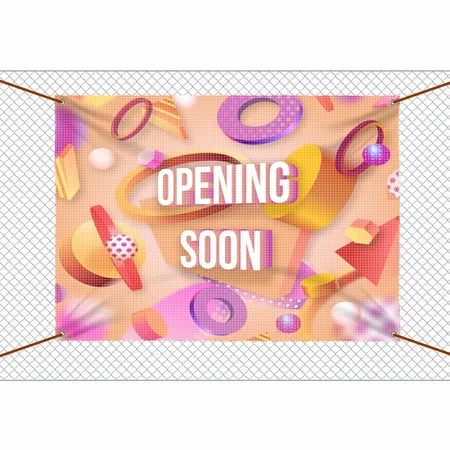 Vinyl Mesh Banners - Custom Patch
