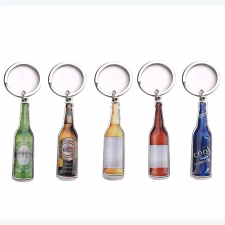 Liquor Bottle Opener Keychain Liquor Bottle Opener Keychain - Custom Patch