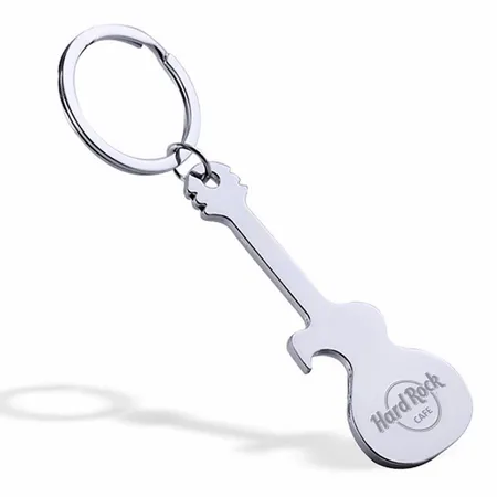 Electric Guitar Bottle Opener Keychain Electric Guitar Bottle Opener Keychain - Custom Patch