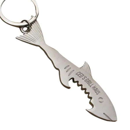Shark Bottle Opener Keychain Shark Bottle Opener Keychain - Custom Patch