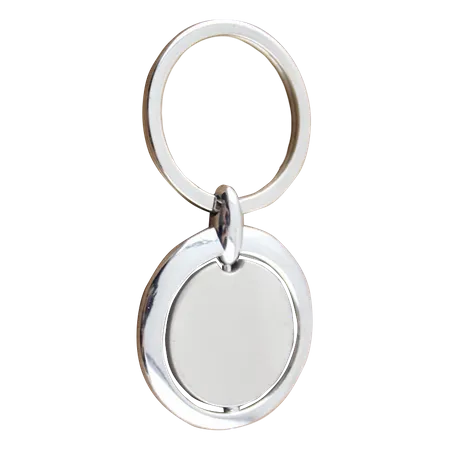 Spinning Circle Metal Keychain Spinning Circle Metal Keychain - Custom Patch
