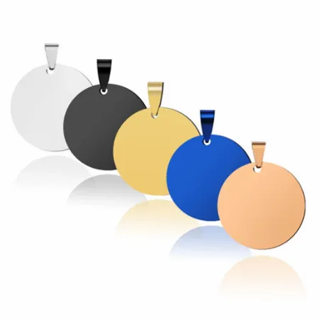 Full Color Circle Metal Keychain Full Color Circle Metal Keychain - Custom Patch