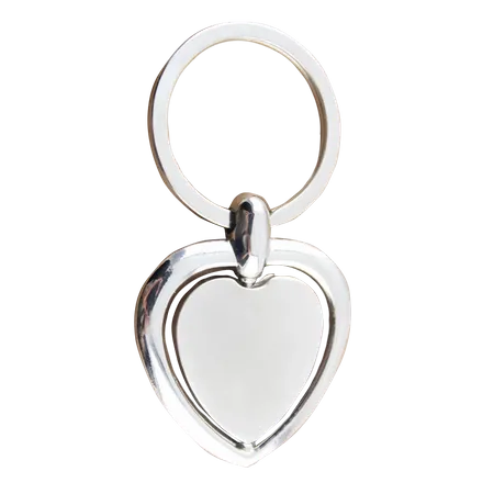 Spinning Heart Metal Keychain Spinning Heart Metal Keychain - Custom Patch