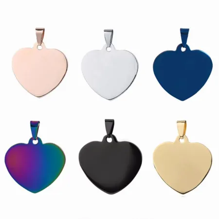 Full Color Heart Metal Keychain Full Color Heart Metal Keychain - Custom Patch