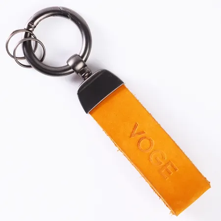 Leather Tag Keychain Leather Tag Keychain - Custom Patch