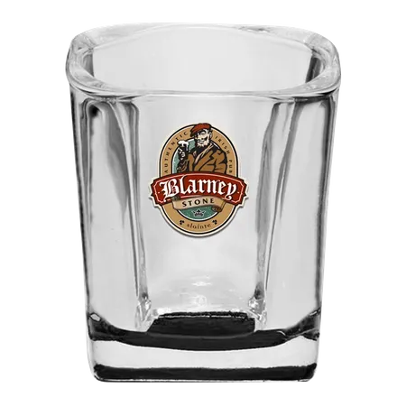 Imported Square Shot Glass - Custom Patch