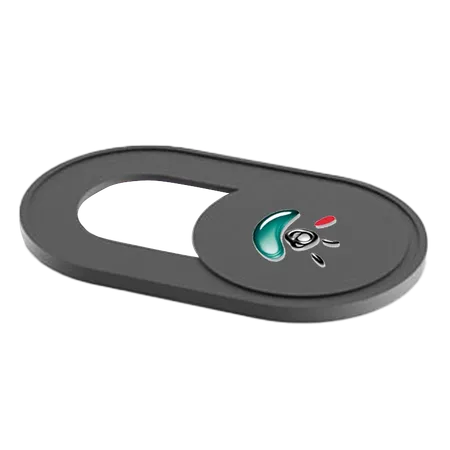 Thin U - Metal Webcam Cover - Custom Patch