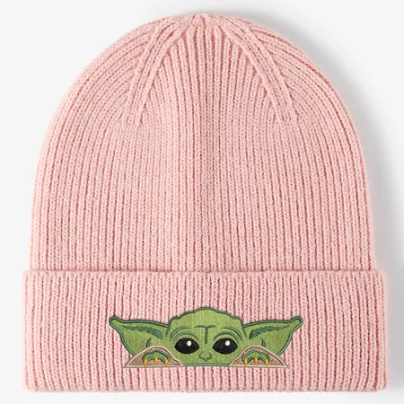 Flashy Wool Fiber Beanies - Custom Patch