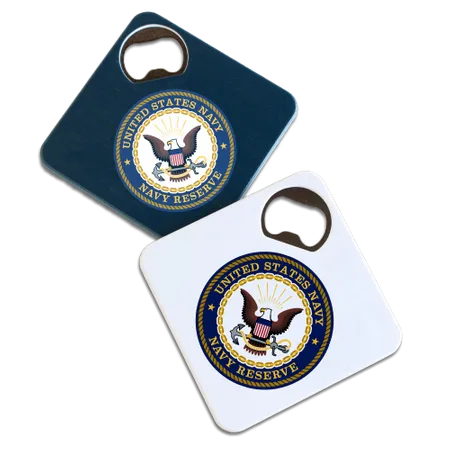 Customized Bottle Opener Coaster - Custom Patch