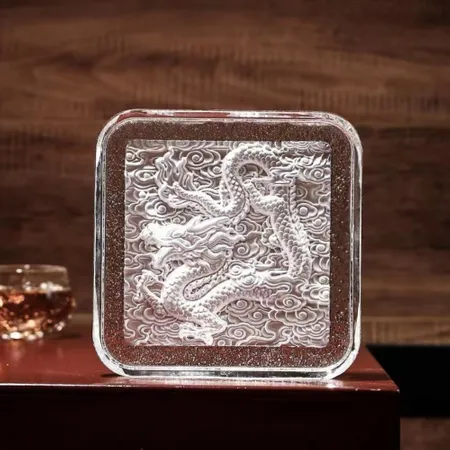Customized Crystal Carving Coaster - Custom Patch