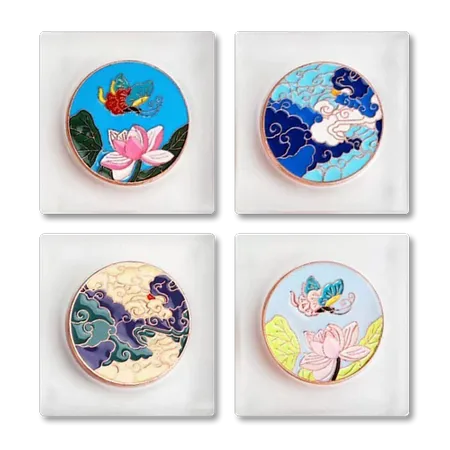 Customized Glass Alloy Coaster - Custom Patch