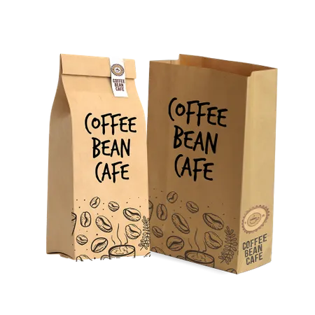Kraft Paper Food Bag - Custom Patch