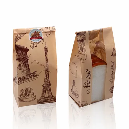 Bread Bag With Window - Custom Patch