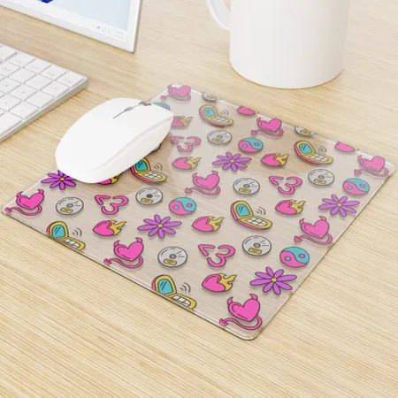 Custom Acrylic Transparent Mouse Pad Custom Acrylic Transparent Mouse Pad - Custom Patch