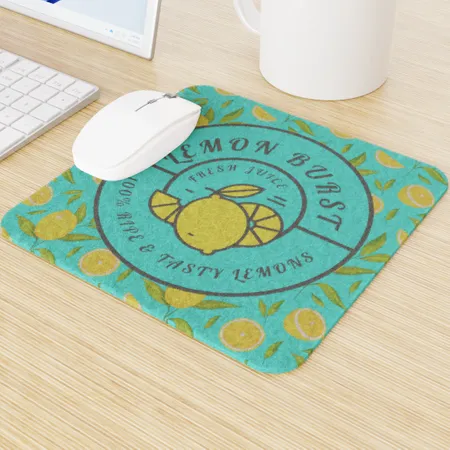 Custom Wool Felt Mouse Pad Custom Wool Felt Mouse Pad - Custom Patch